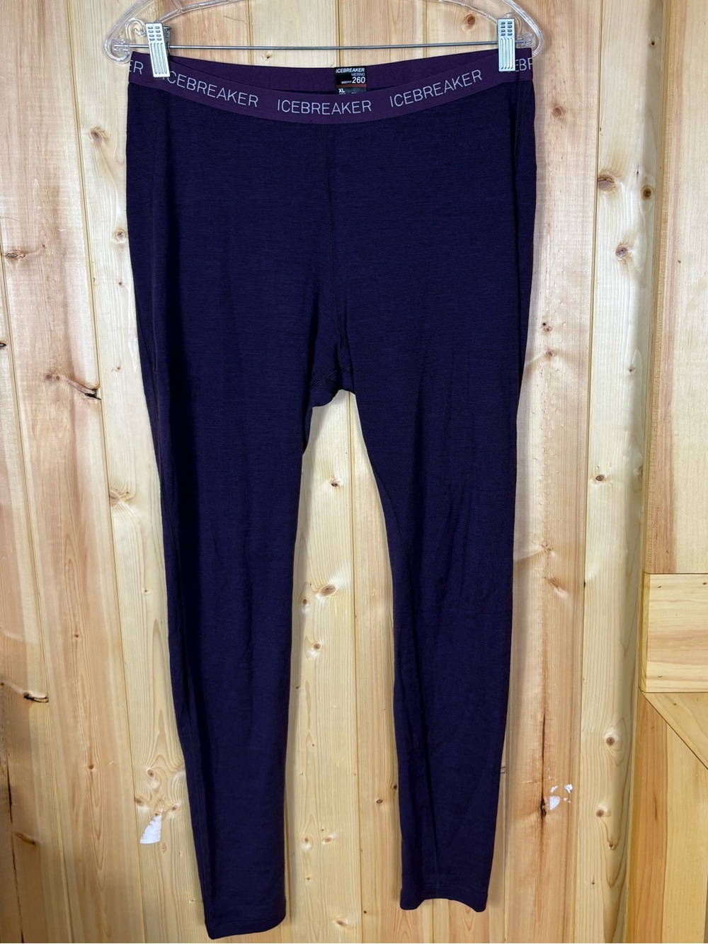 Icebreaker Bodyfit 260 Merino Wool Thermal Set XL Purple Quarter Zip & Leggings - Picture 2 of 16